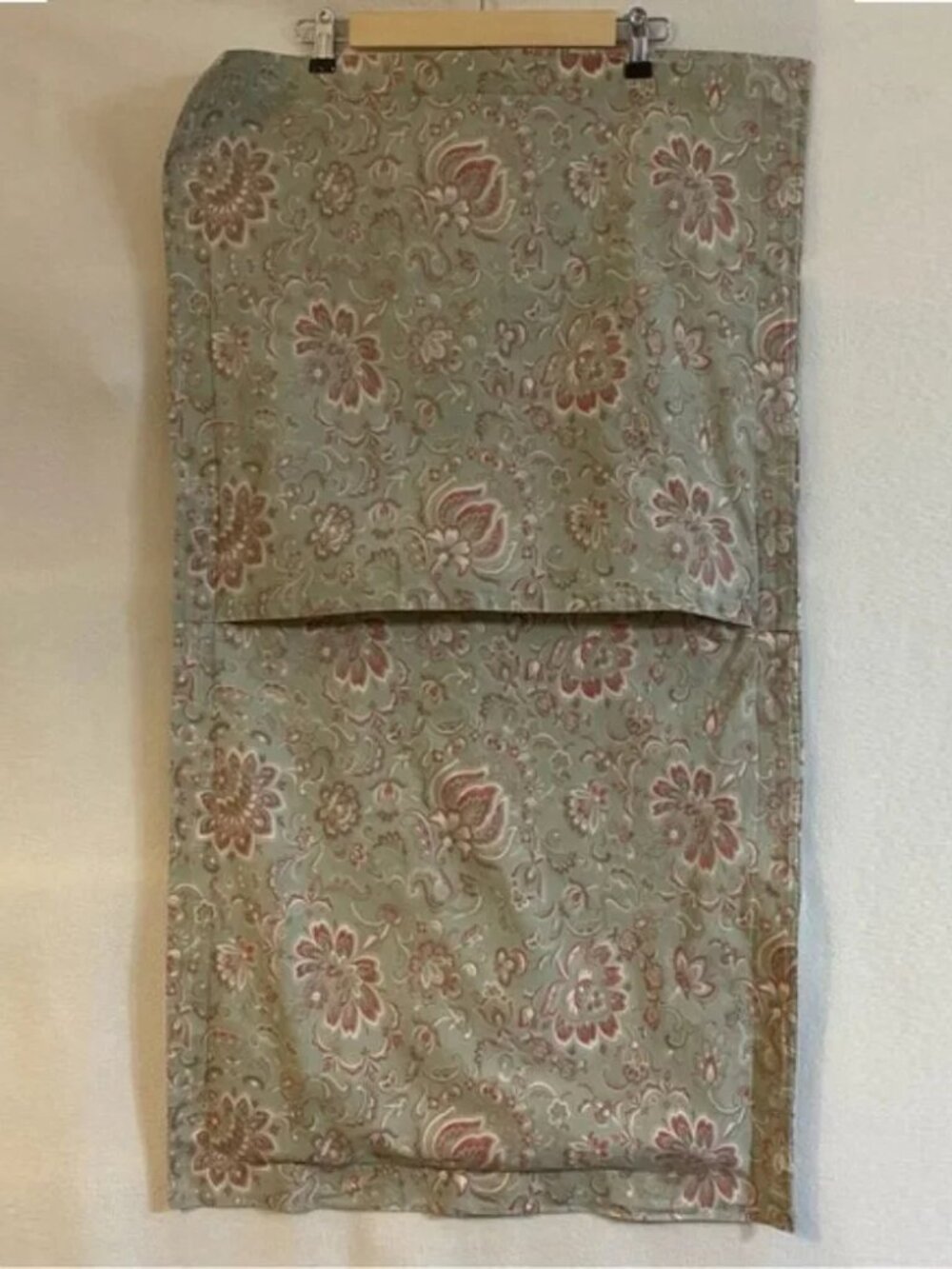 Lauren Ralph Lauren Hadley paisley green floral King pillow sham - Picture 2 of 7